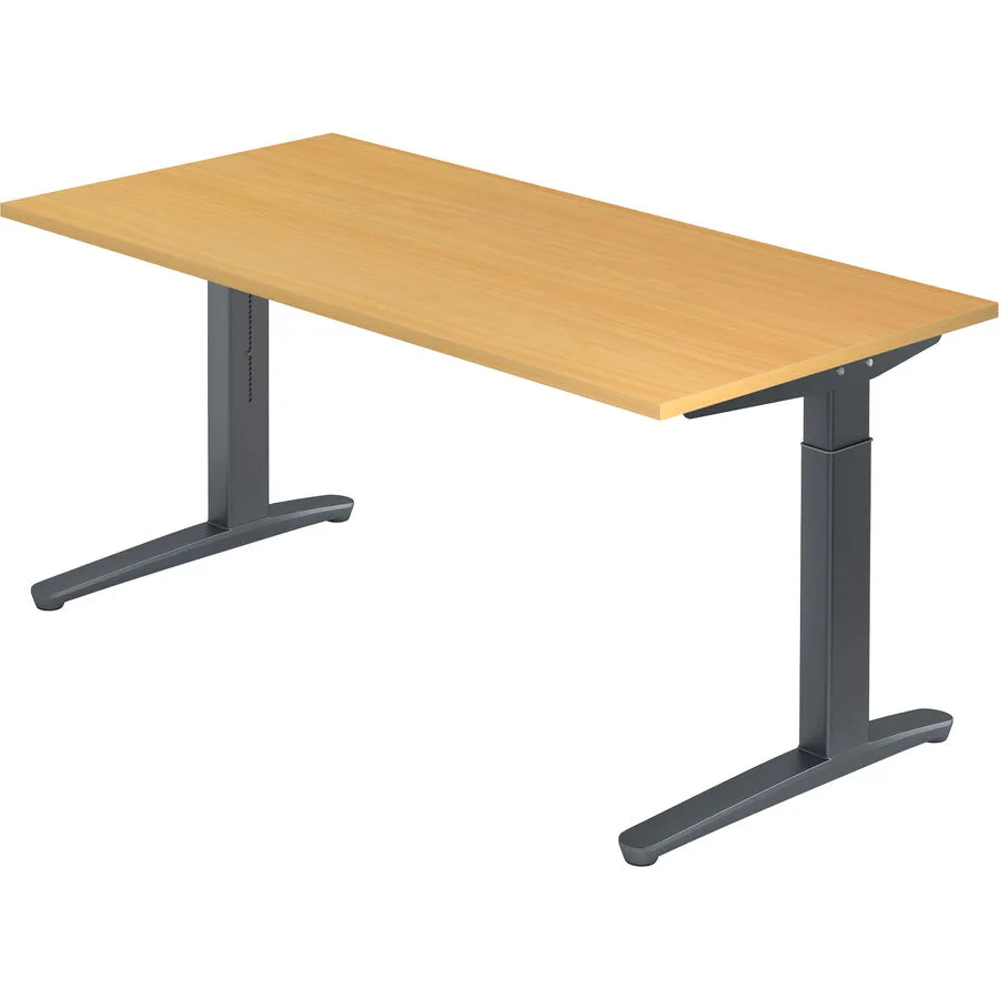 Schreibtisch Office buche Holzwerkstoff B 160 T 80 cm