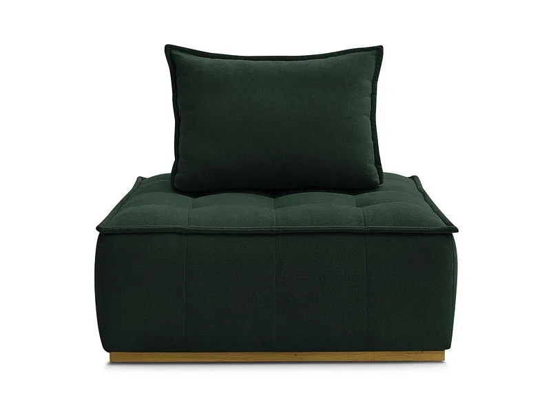 Modulare Sessel für Sofa BOBOCHIC ELISA Stoff mit Textur grün