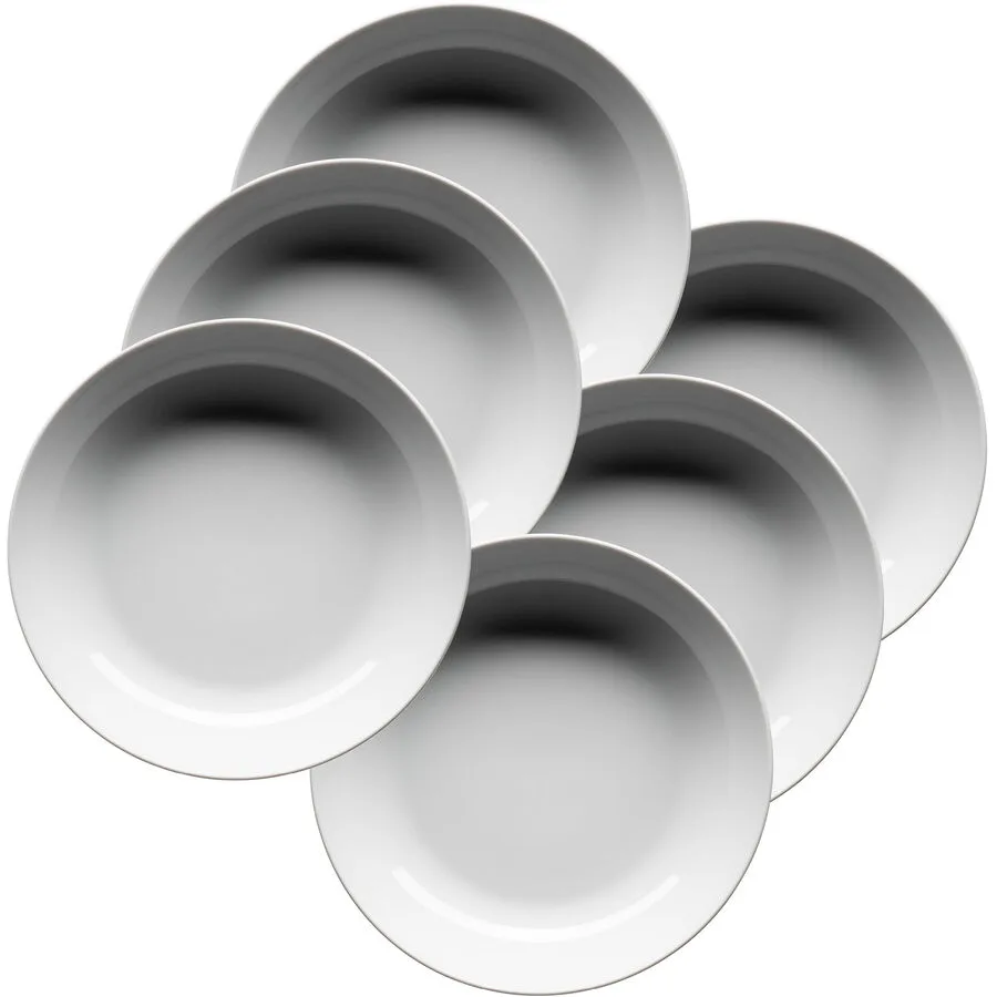 MÄSER Teller-Set Barca Weiss Porzellan