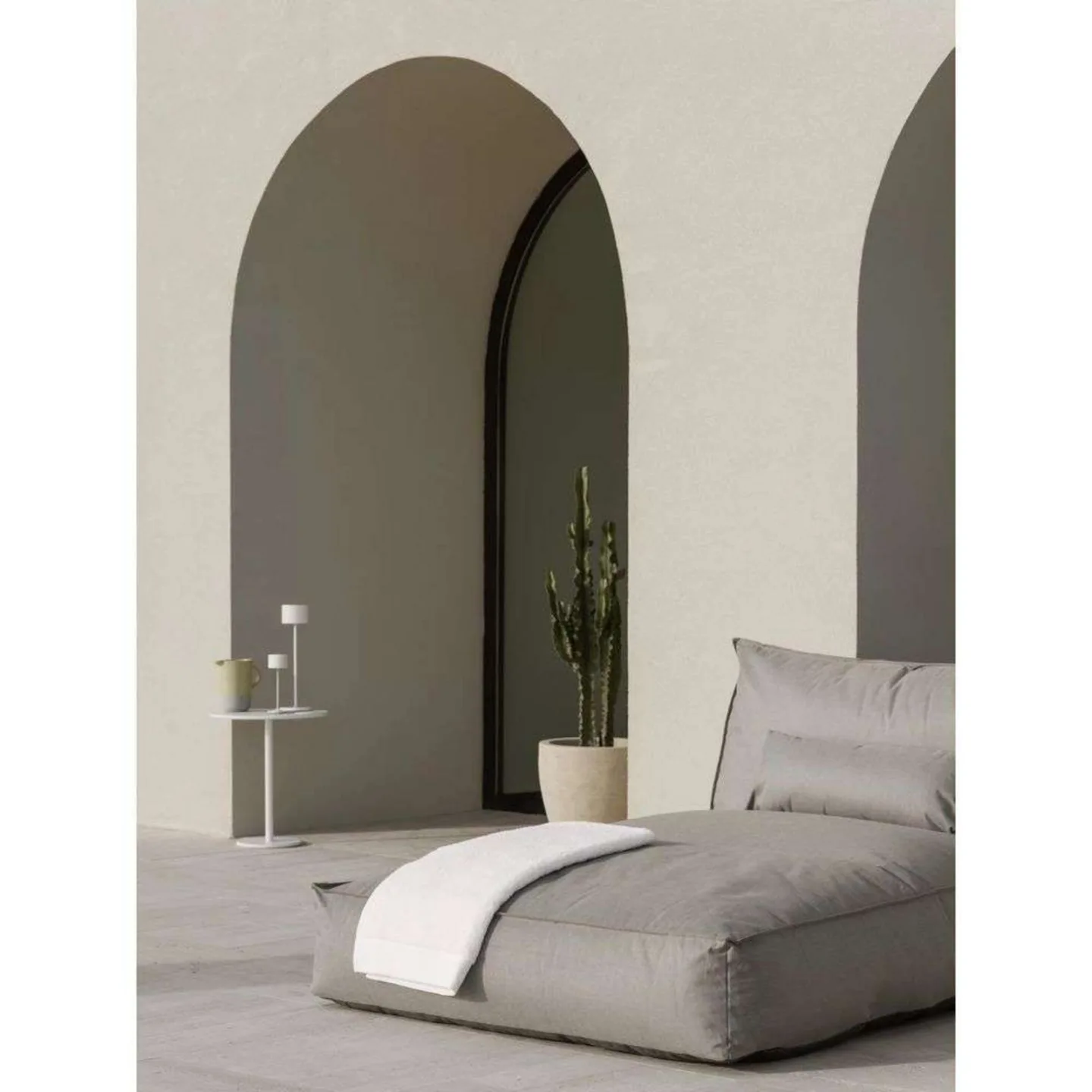 Farol Portable Bordlampe Mini Gun Metal - Blomus - Terrasse - Aluminium