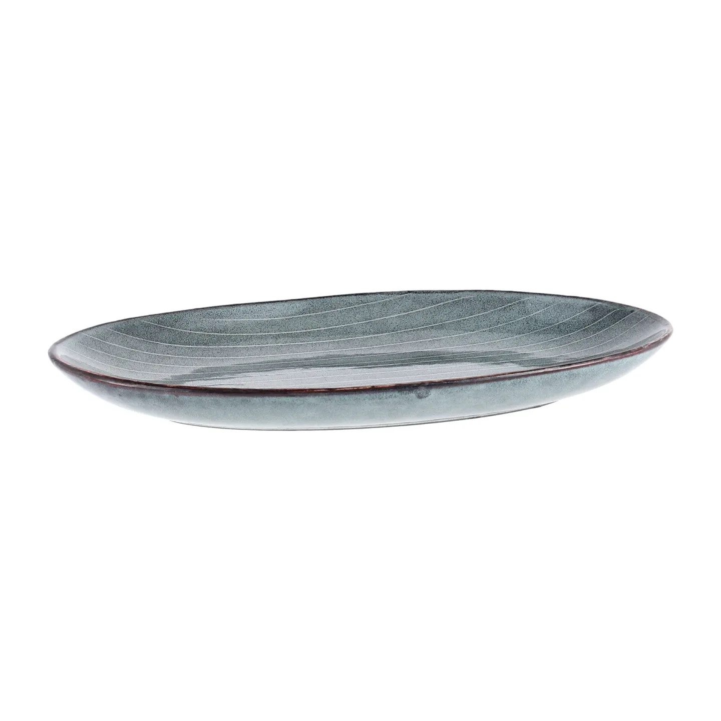 Broste Copenhagen Nordic Sea Servierteller oval 13,6 x 22cm