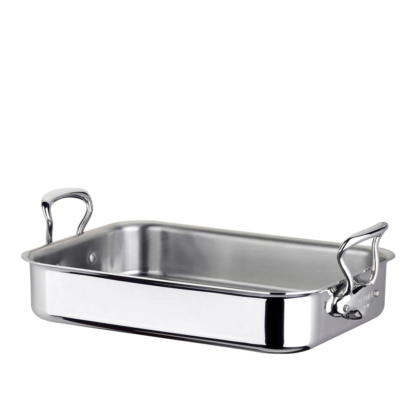 Mauviel - Roasting Pan Cook Style Steel - 40 x 30 x 8,5 cm - Ugnsformar - Silver