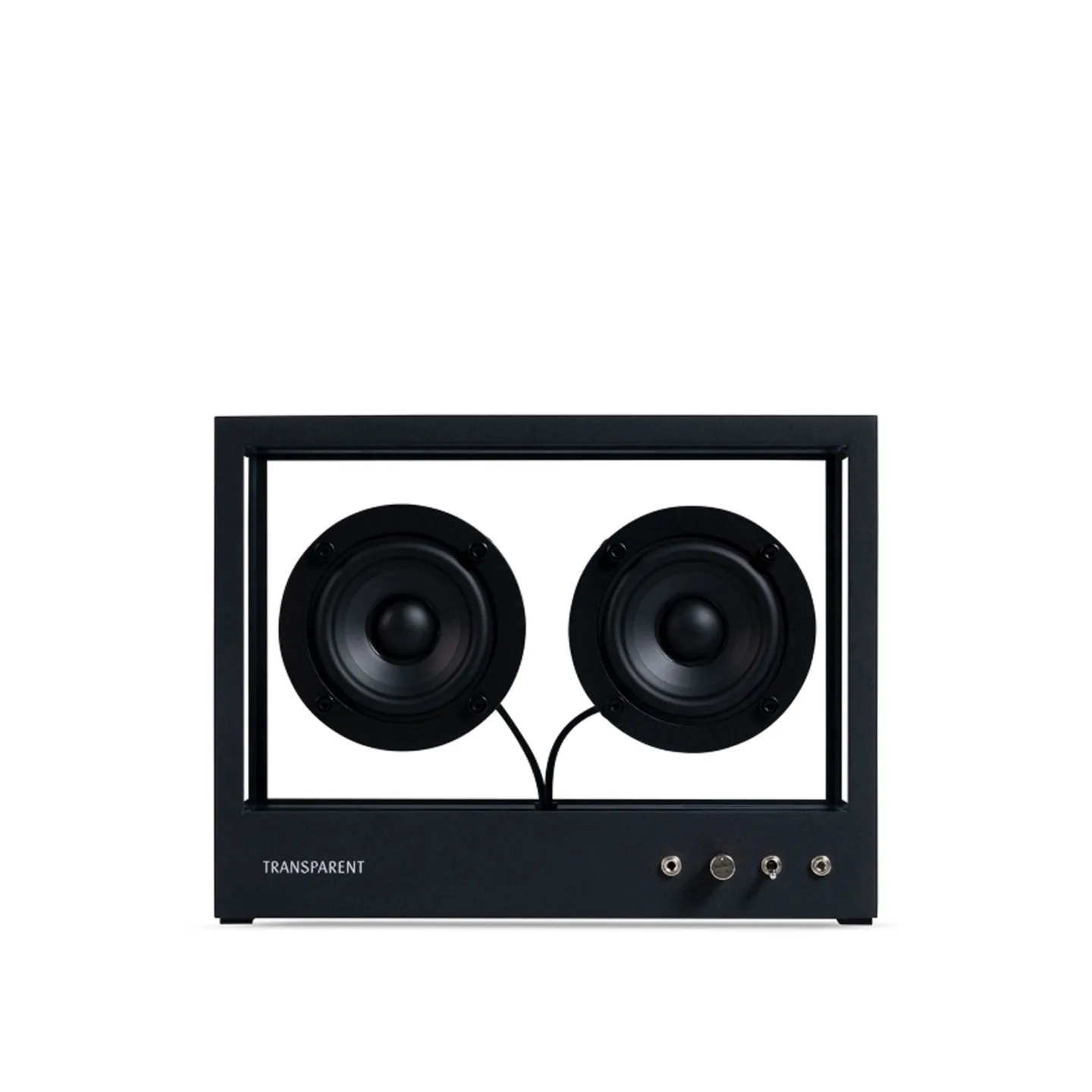 Transparent Sound - Small Transparent Speaker Black - Ljud och teknik - Per Brickstad - Svart