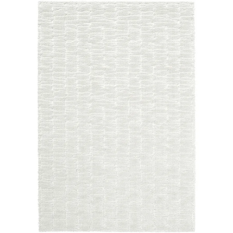 Teppich Masai Hellgrau, Weiss Anderes Muster Polyester 80 x 150 cm