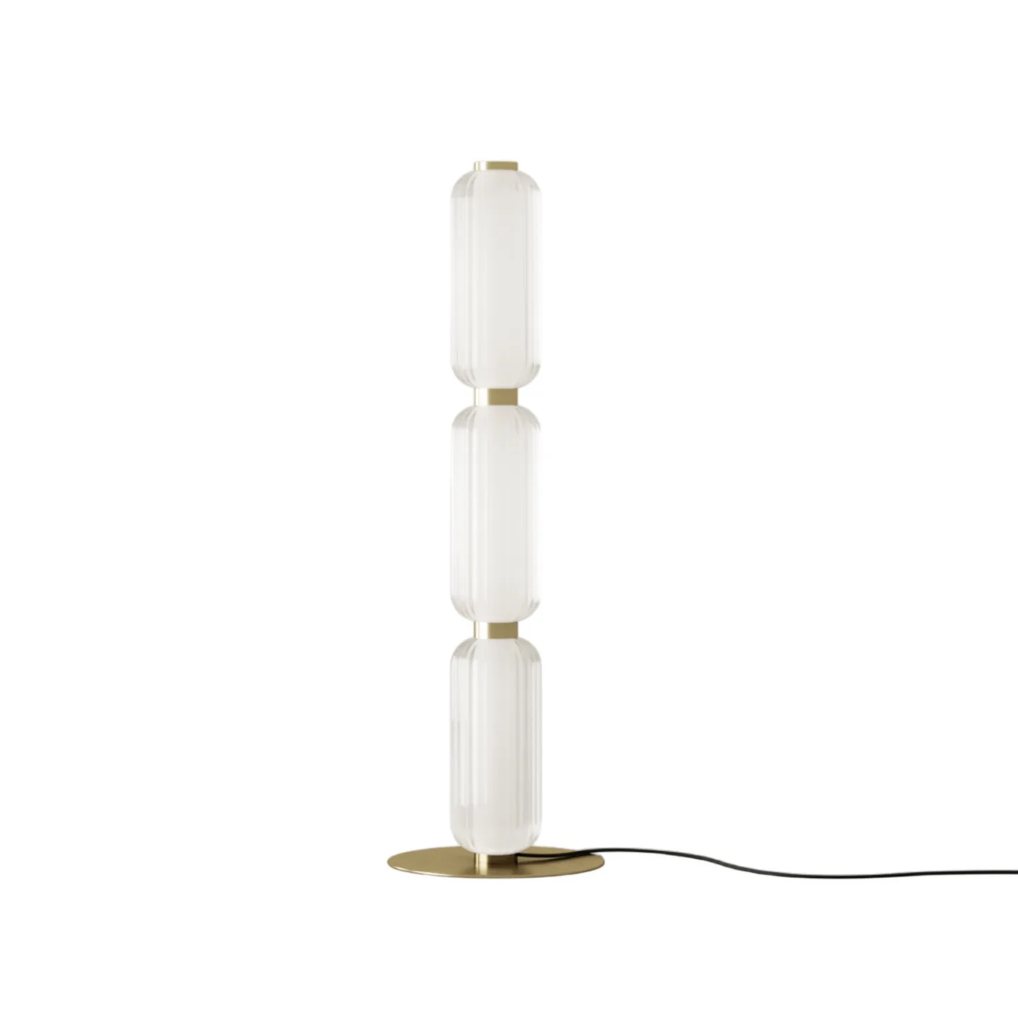 Elma LED-Stehleuchte, gold, Höhe 96,5 cm - Aromas del Campo - Wohnzimmer - Design - Glas - Einflammig