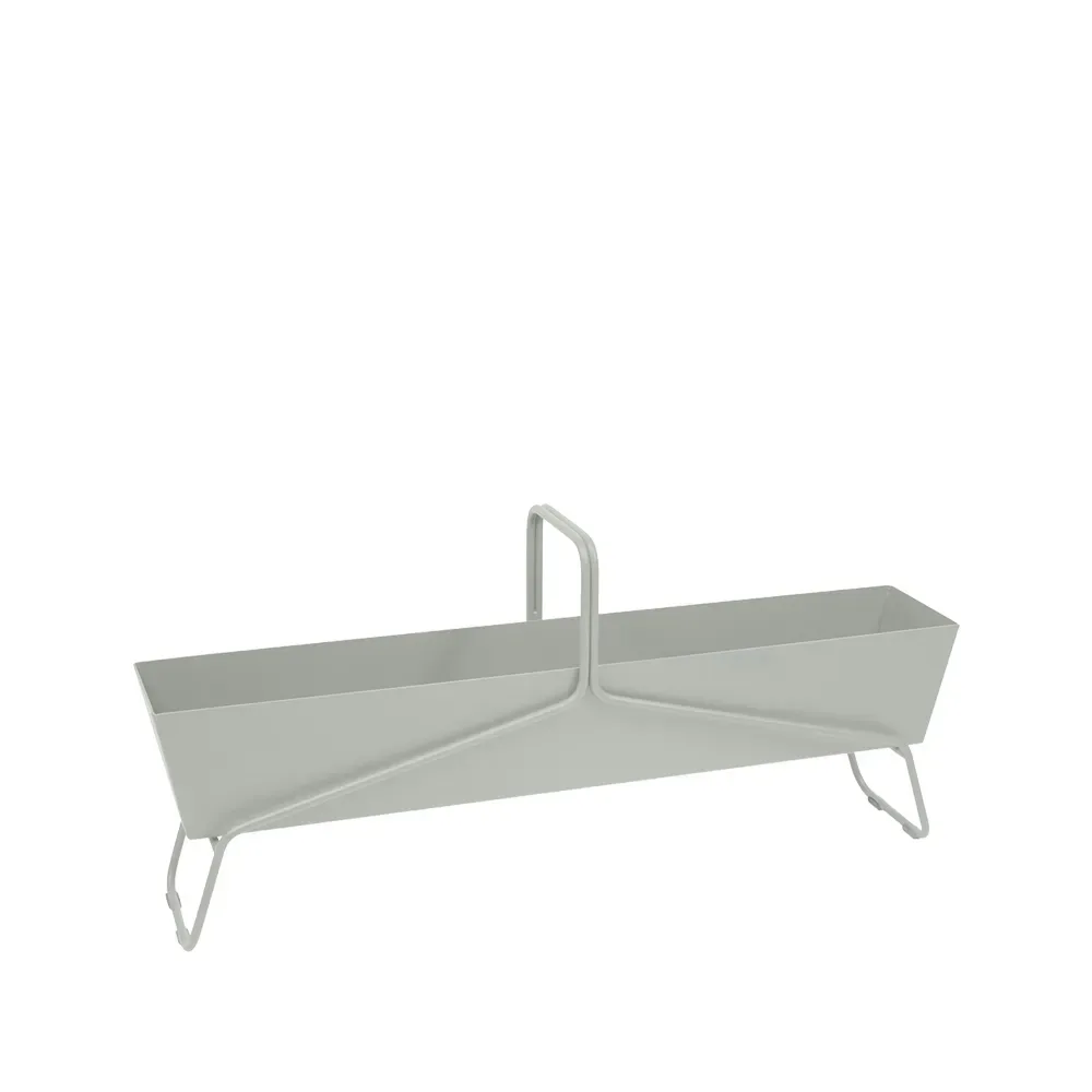 Fermob Basket long planteringsbox Clay grey (grå)