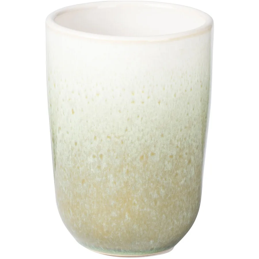 Gipfelstück Becher Flussufer Grün Keramik