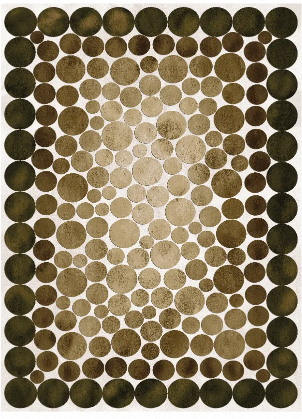 Wilton-teppe - Marineo (brun/grønn) (Størrelse: 200 x 280 cm)