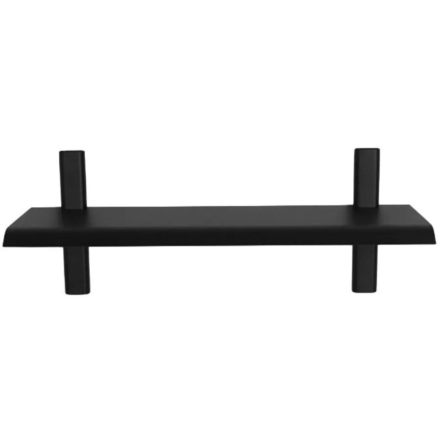 Spinder Design Wandregal Manta Schwarz Stahl 60 cm 23 cm