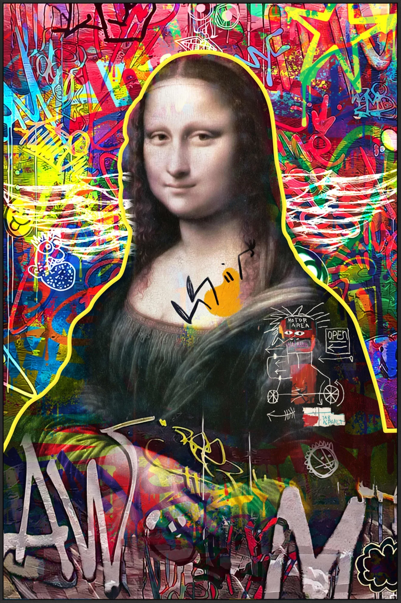 image LAND Gemälde Modern Lisa | Schubiger Möbel