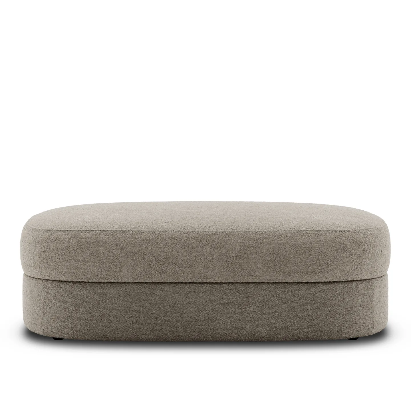 New Works - Covent Pouf, Large, 75x120, Barnum 3 Hemp - Category B - Sittpuffar - Arde Design Studio - Trä/Textilmaterial
