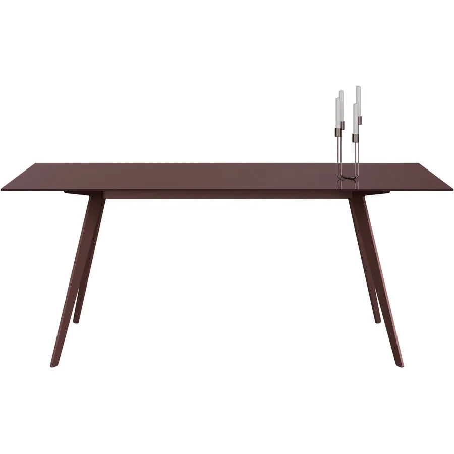 Esstisch Tame bordeaux Glas B 100 T 180 cm