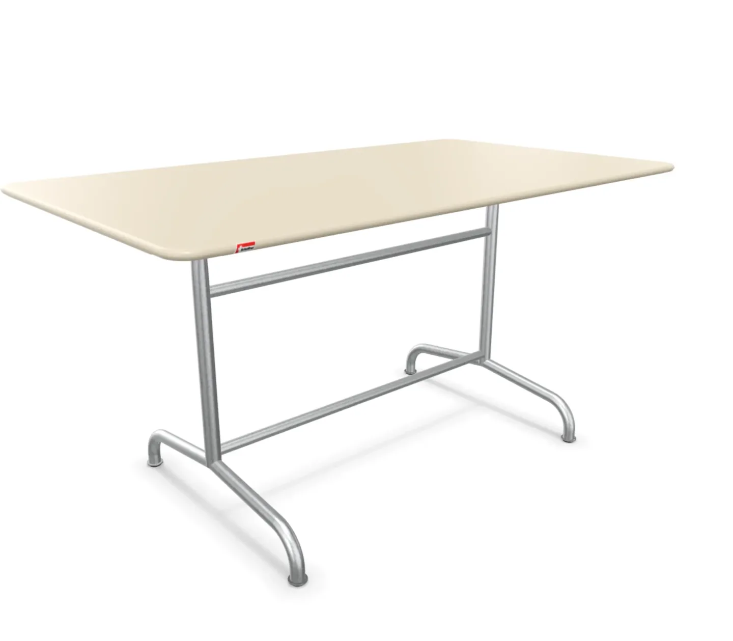 Schaffner Metall-Tisch Rigi Feuerverzinkt Beige | Schubiger Möbel