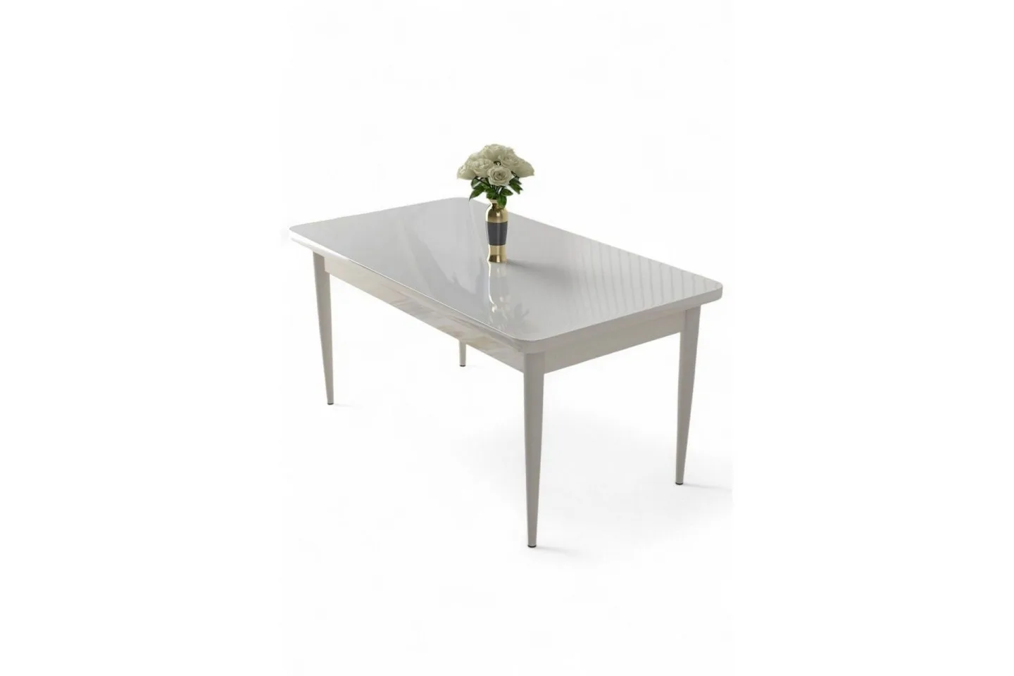 Sivaji Matbord 110 cm Rektangulär - Vit