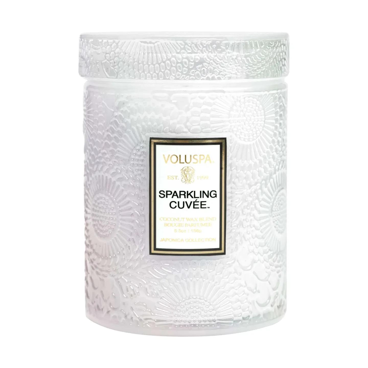 Voluspa Japonica Duftkerze in Glasdose 50 Stunden Sparkling Cuvée