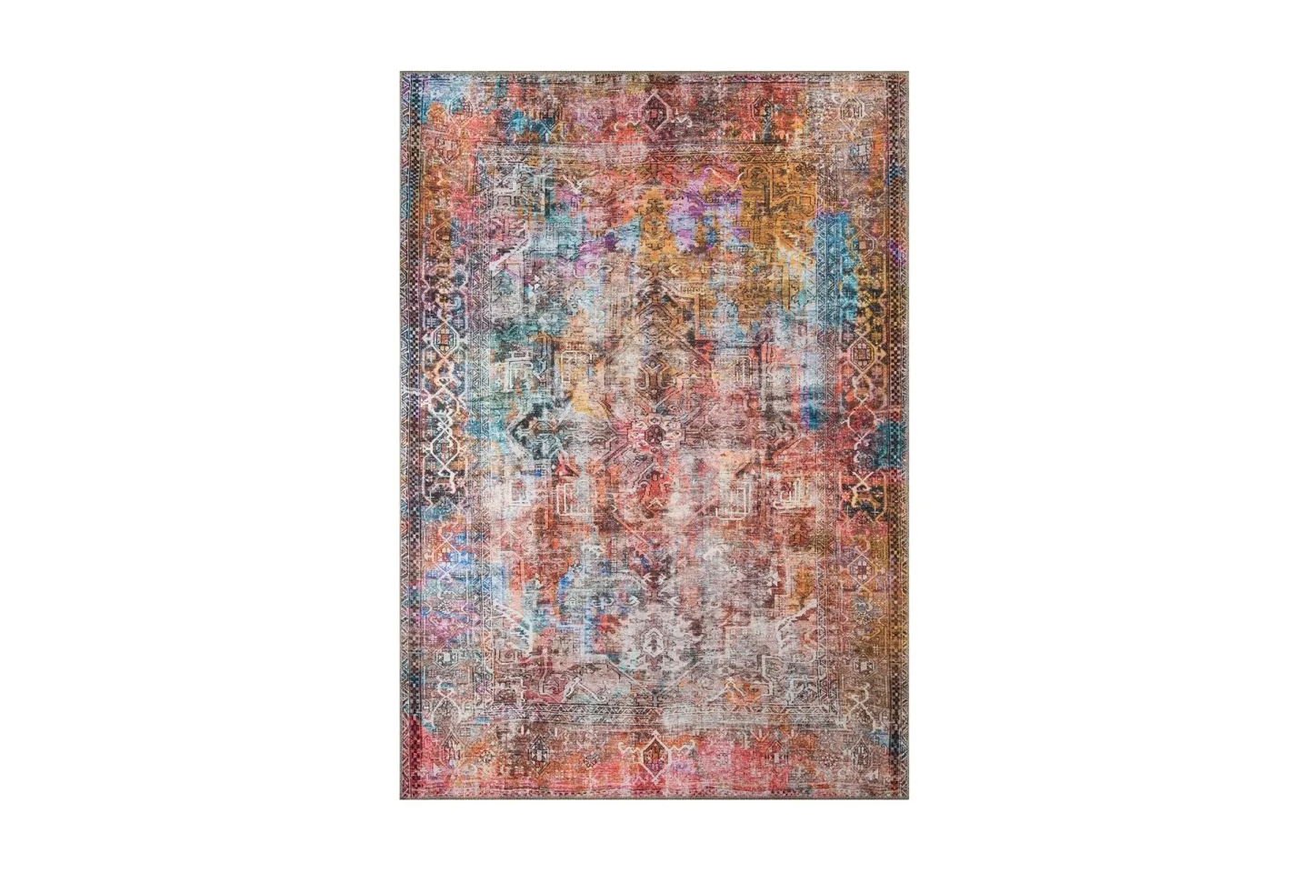 Artloop Matta 75x230 cm - Multifärgad