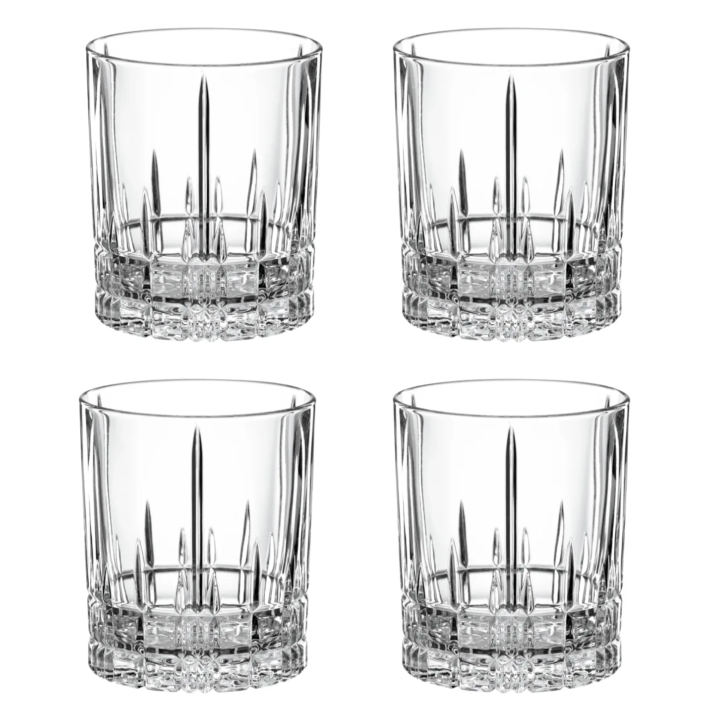 Spiegelau Perfect Serve Whiskeyglas DOF 37cl , 4-pack klar