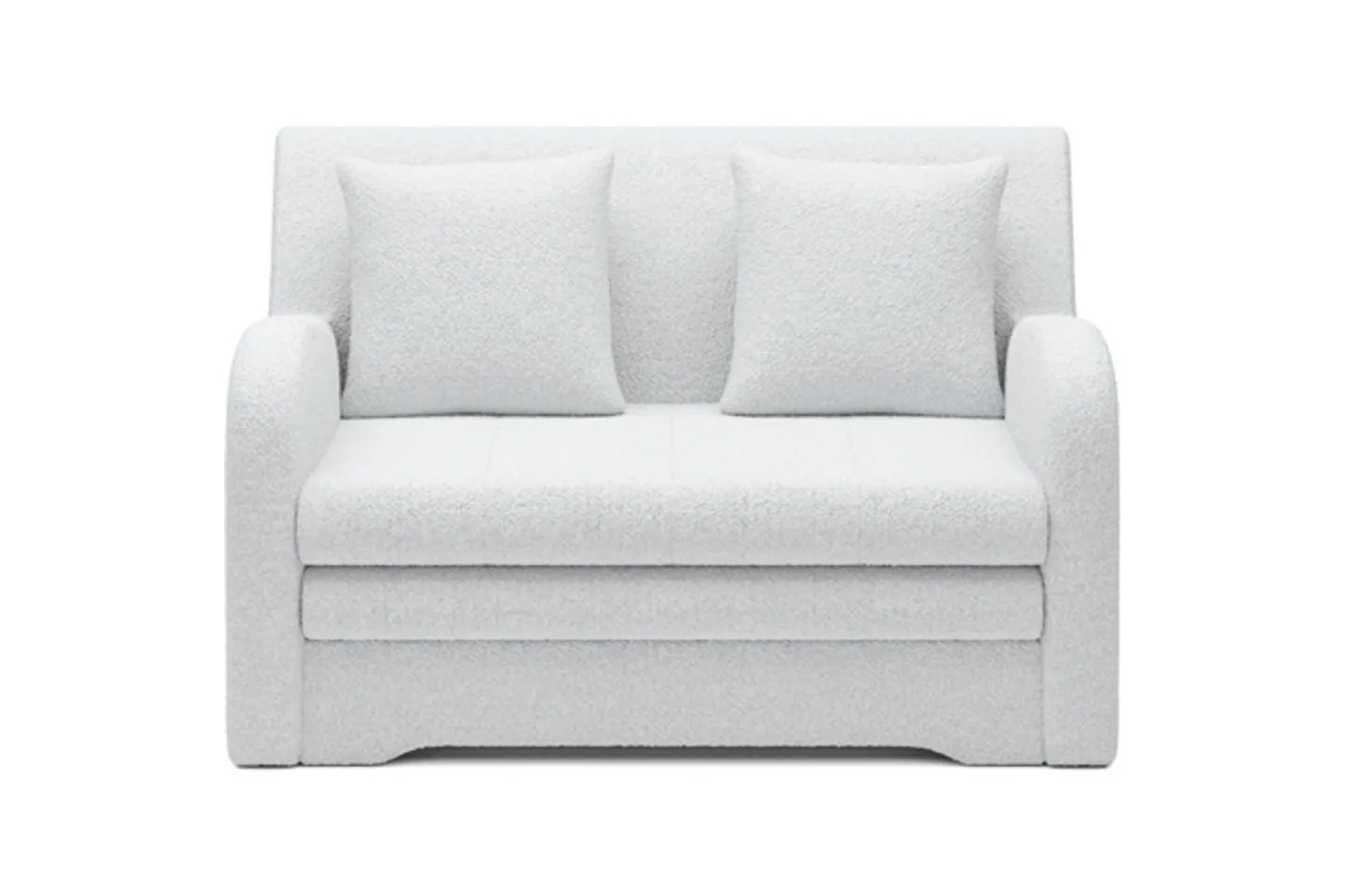 Soffa Eltap Ario 130x85x103 cm - Royal 01, Vit