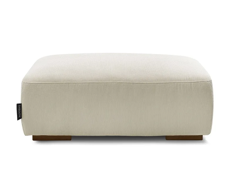 Hocker BOBOCHIC SIDONIE 70x100x40cm cord-stoff beige