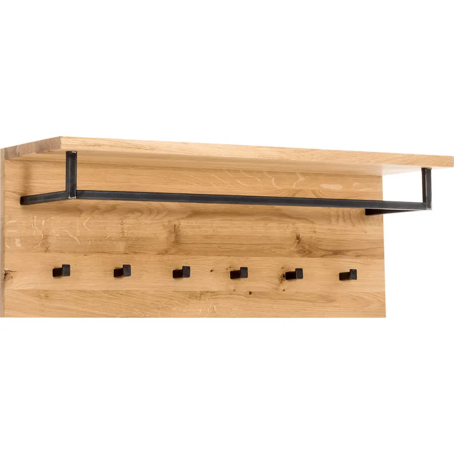 Garderobe Boas Wildeiche Eiche B 80 T 26 H 30 cm