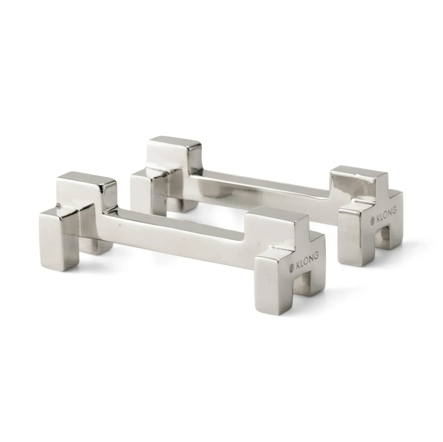 KLONG Signe bestickhållare 2-pack Nickel