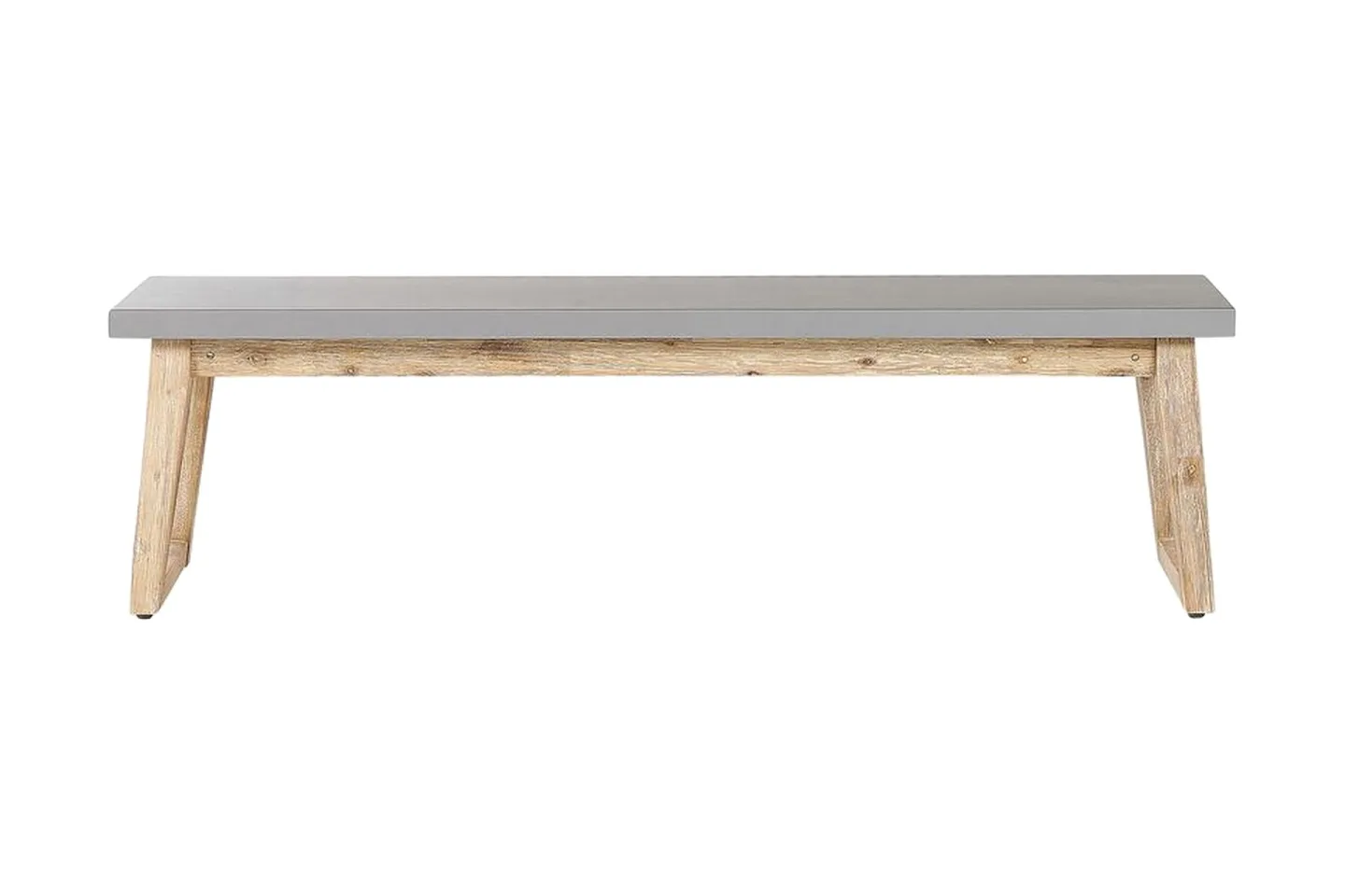 Trädgårdsbänk 160 cm grå ORIA - Grå