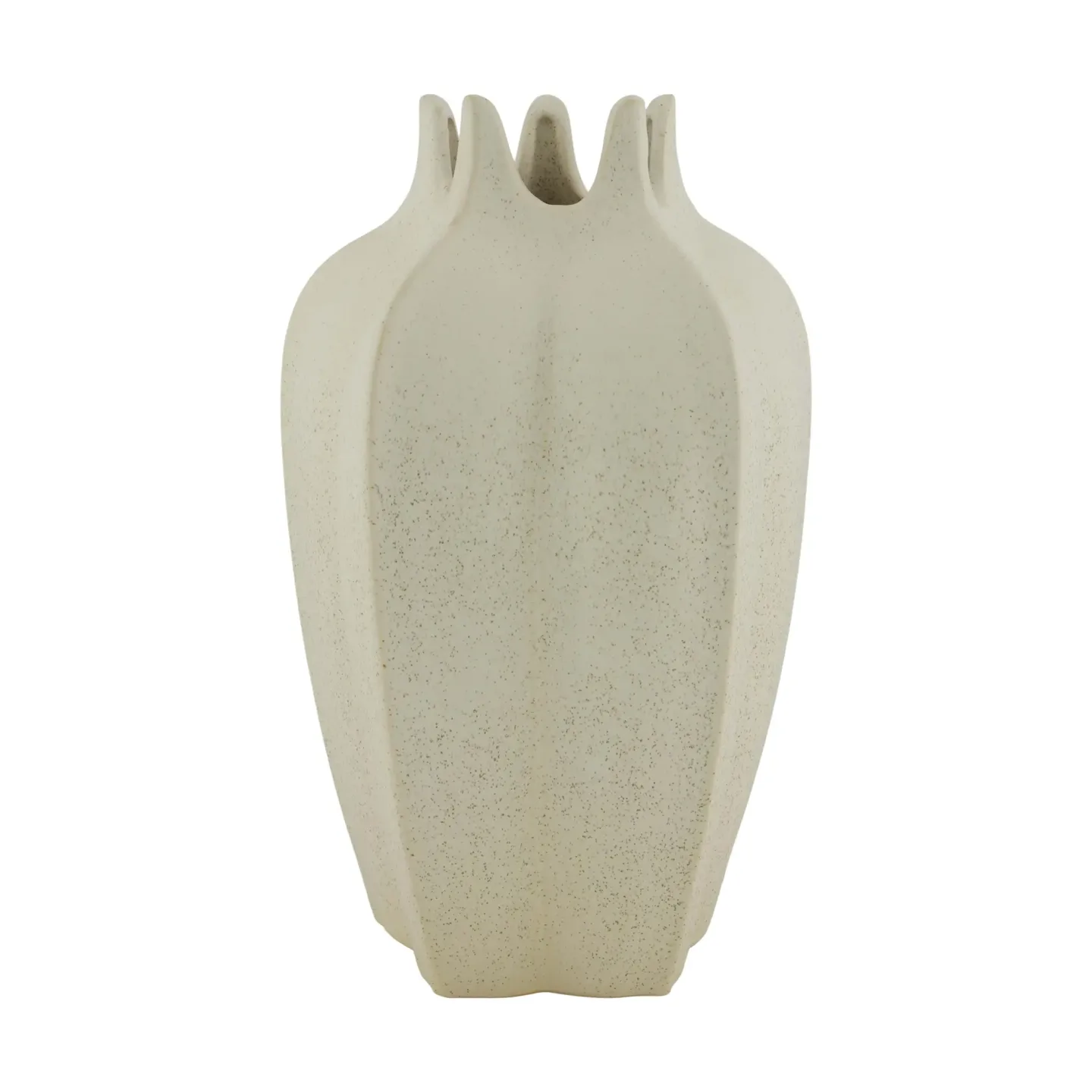Decofinder Vase Keramik, Weiss H: 30 cm | Schubiger Möbel
