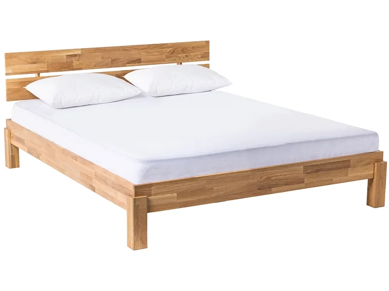 Bett NEVEN 140x200cm massives holz eiche
