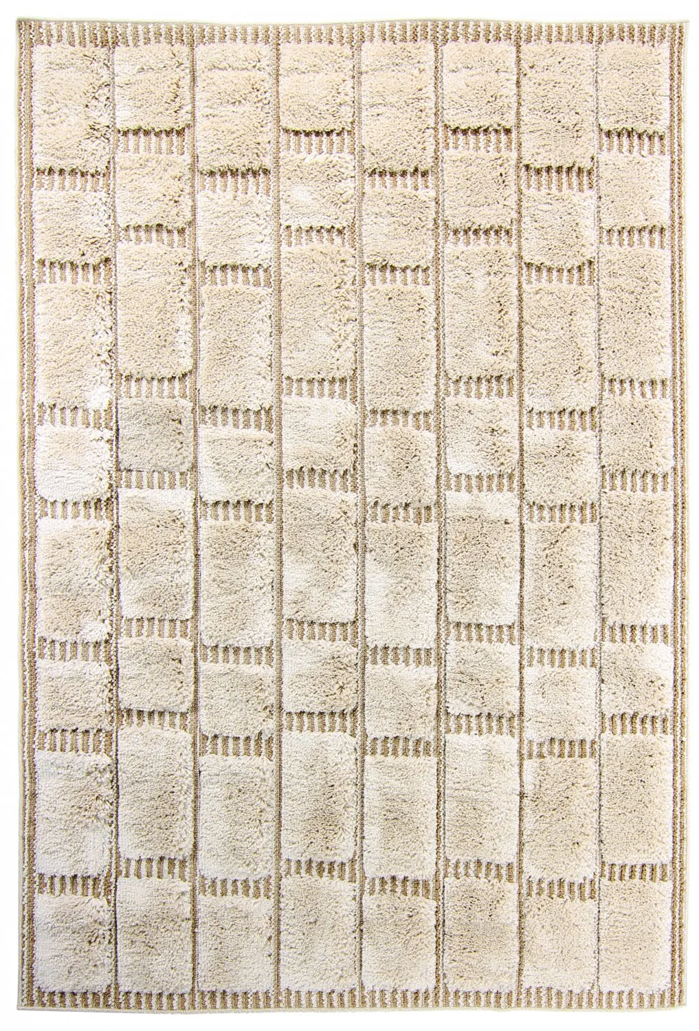 Ryetepper - Lousa (beige) (Størrelse: 160 x 230 cm)