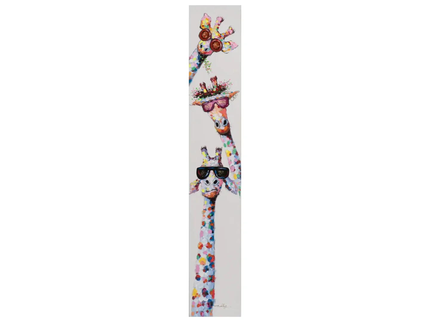 image LAND Gemälde Lustige Giraffen | Schubiger Möbel