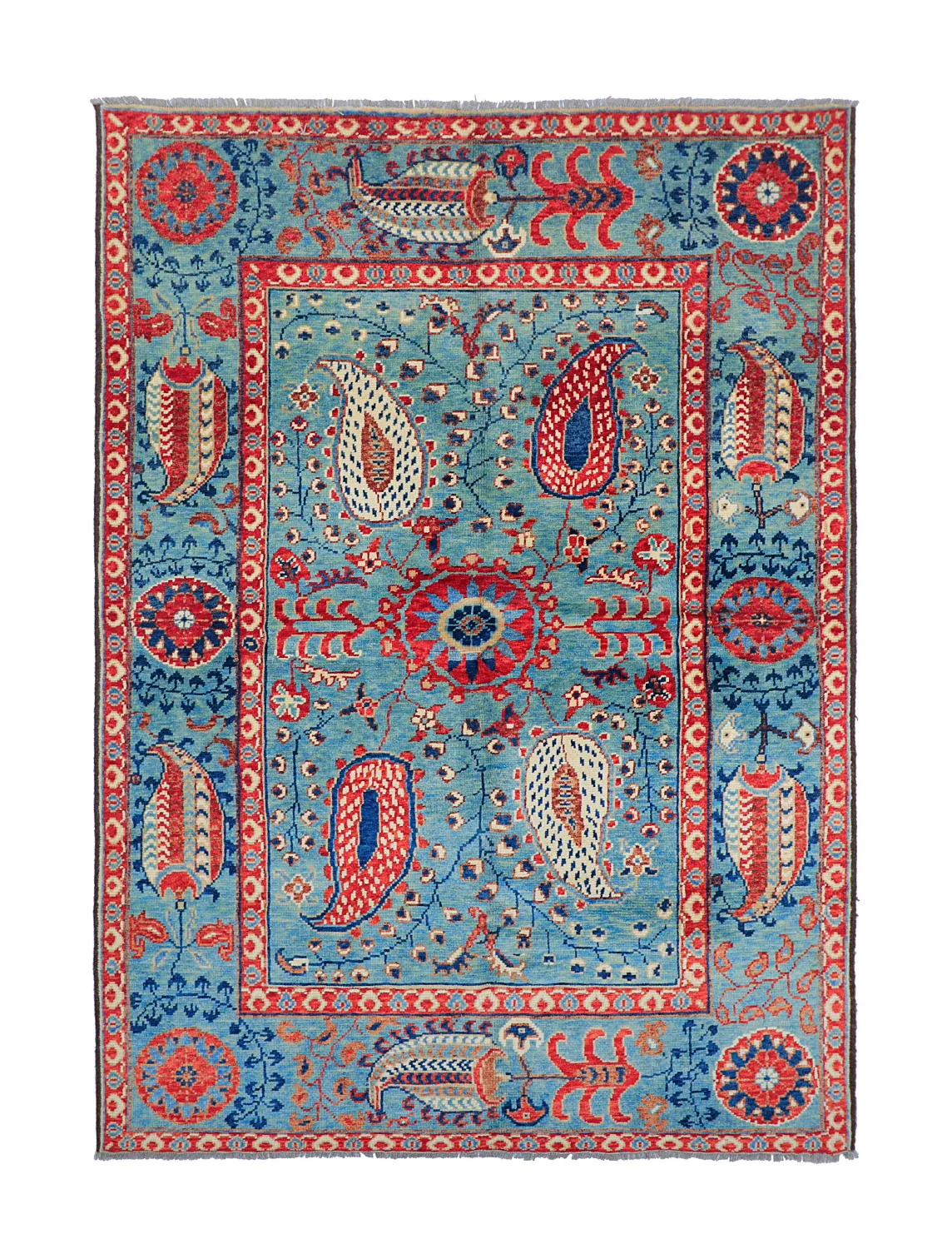 Orientalsk Teppe - Suzani Hand Knotted - 170 x 240 cm (Størrelse: 170 x 240 cm)