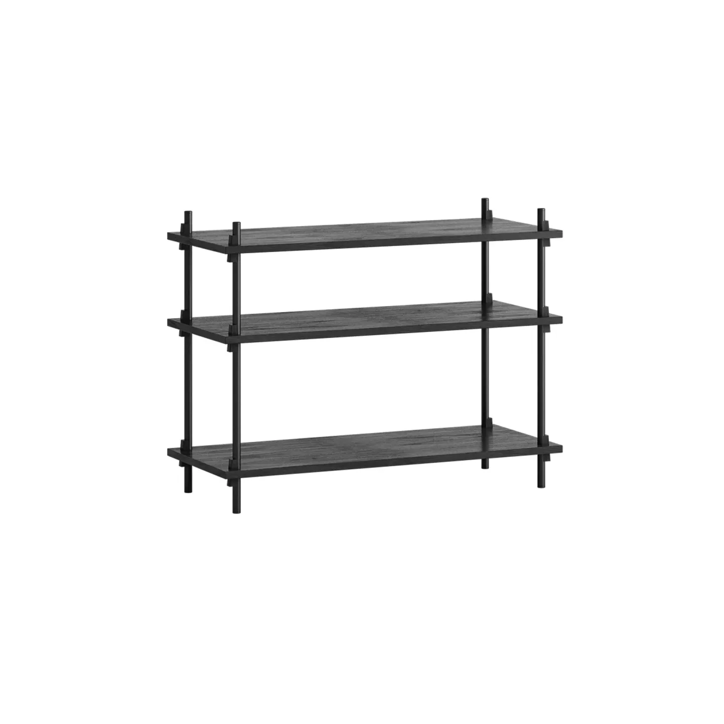 MOEBE Shelving System Classic Regal Black, 86x65x35 cm, S.65.1.A