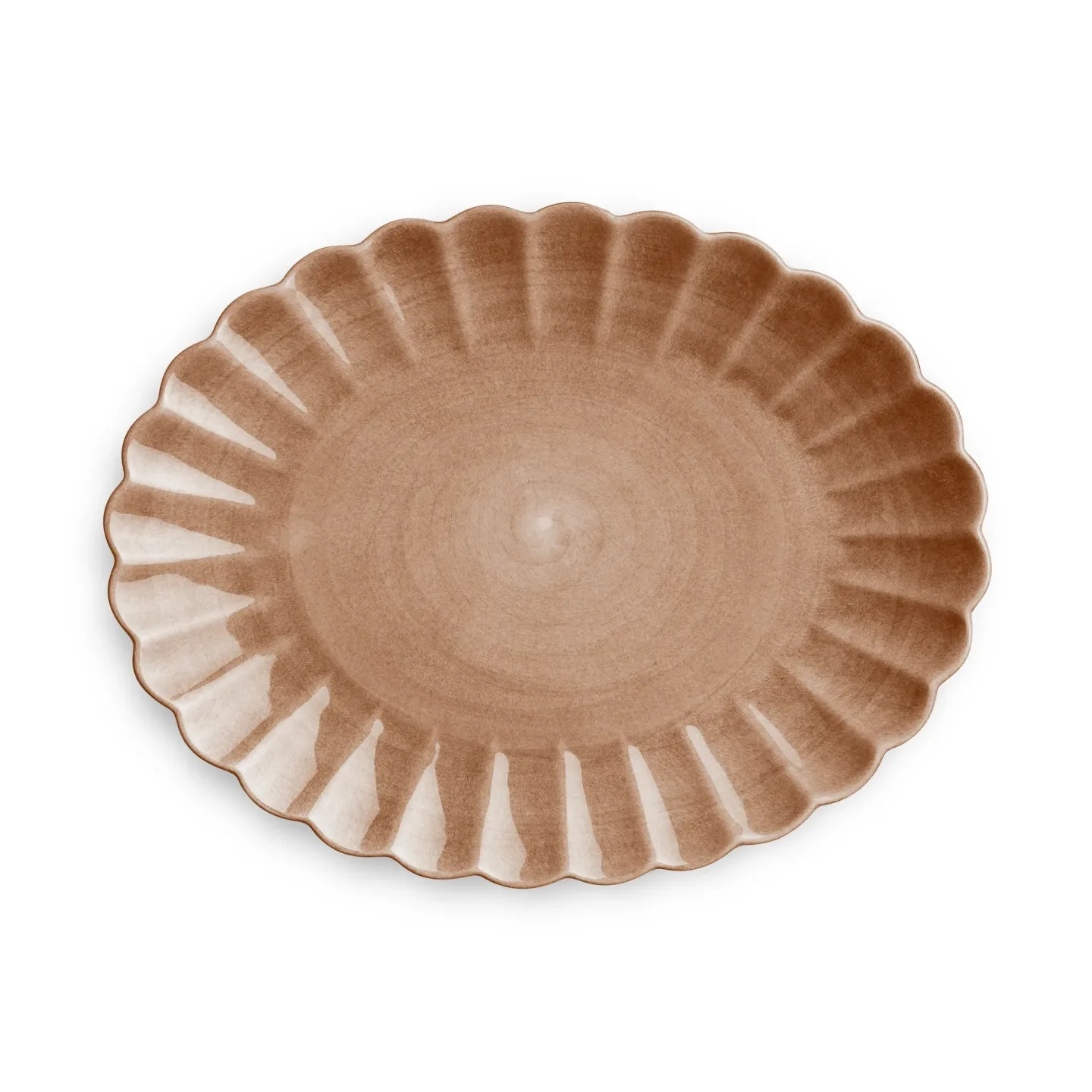 Mateus Oyster Teller 30 x 35cm Cinnamon