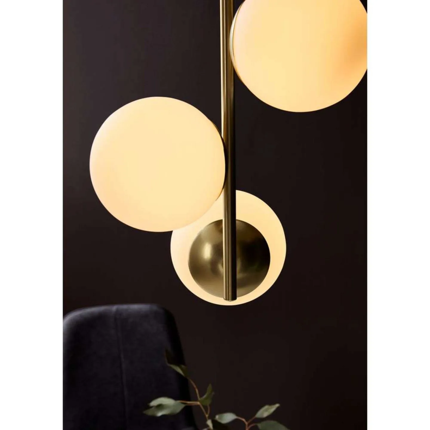 Lilly Pendelleuchte Brass/Opal - Nordlux - Wohnzimmer - Metall