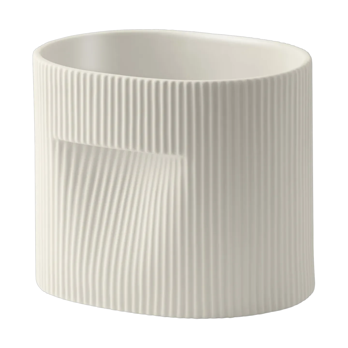 Muuto Ridge Blumentopf 15 cm Off-white