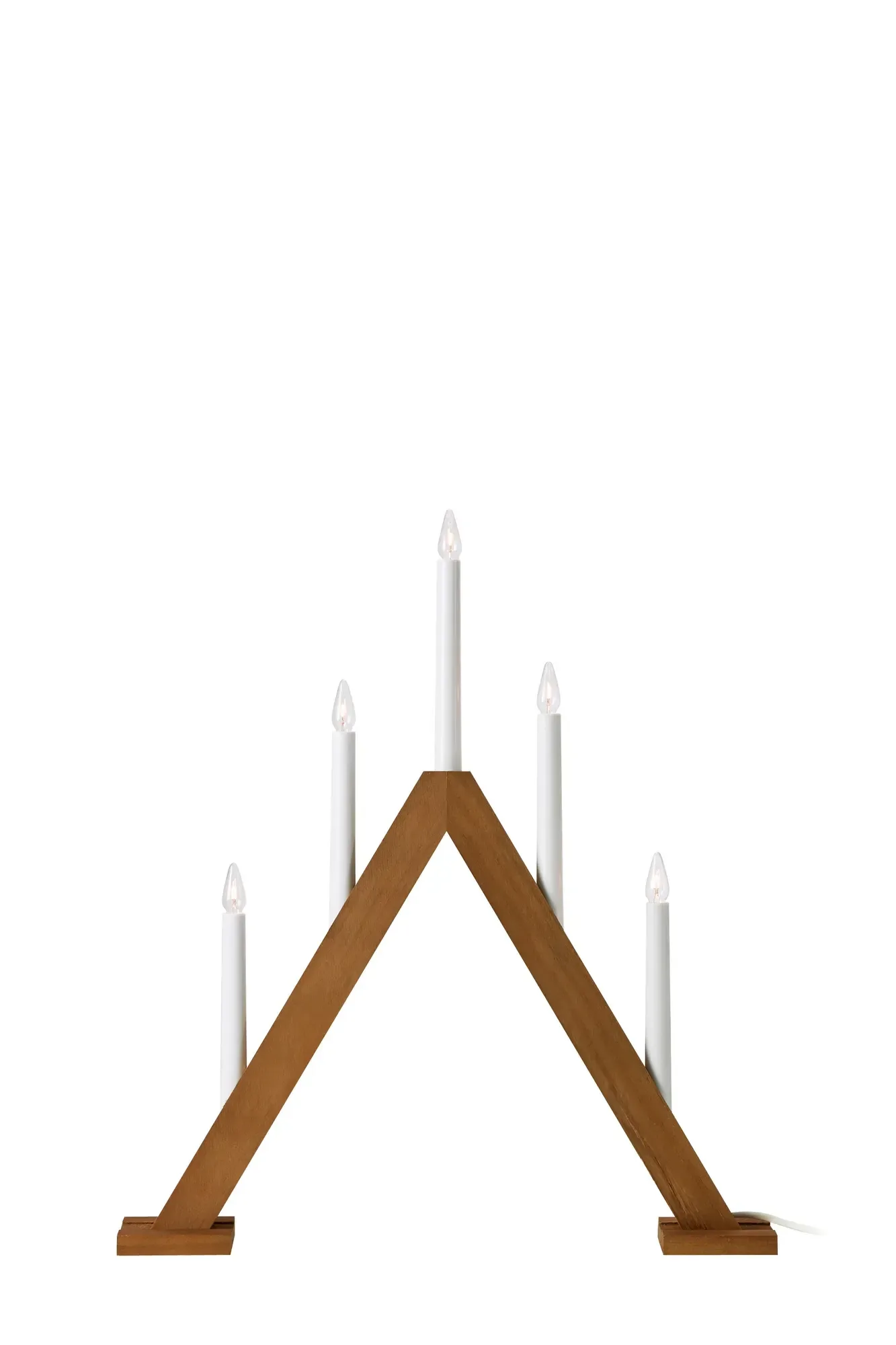 Ariele Adventskerzenhalter Hellbraun 52 cm
