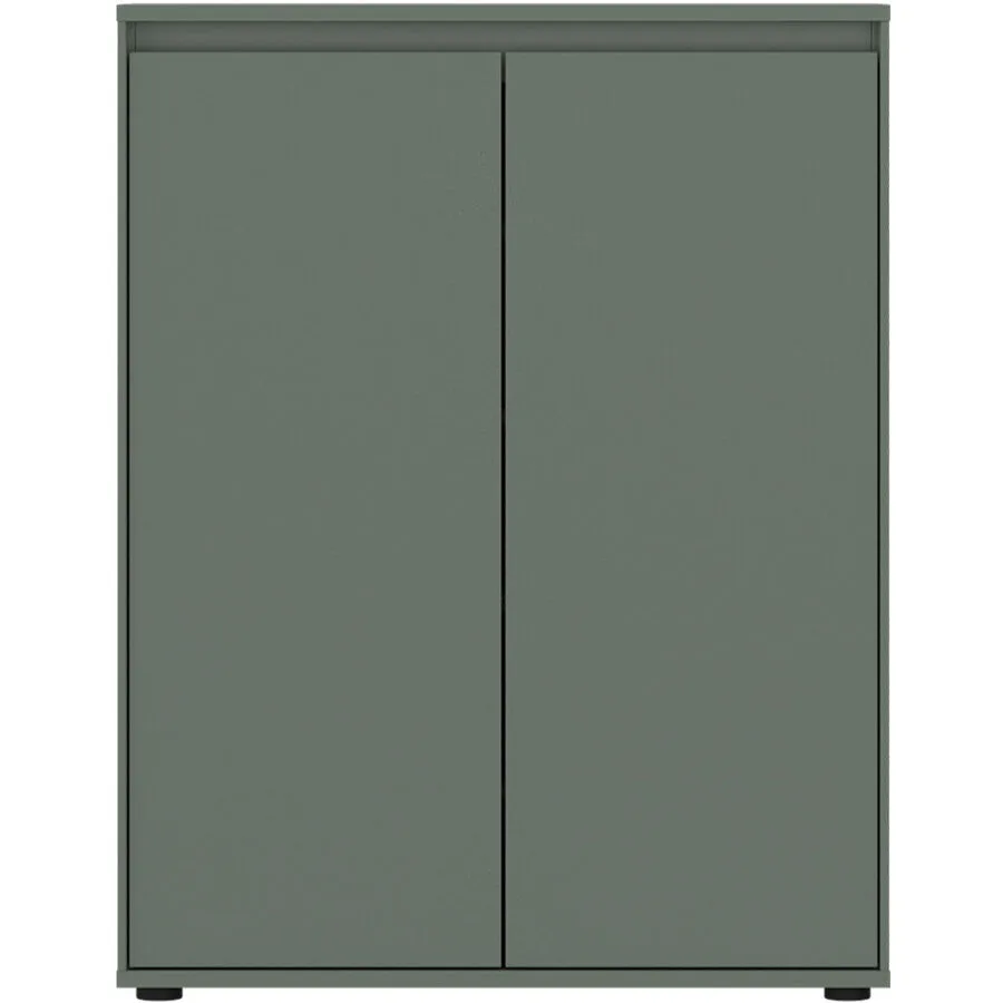 Schuhschrank Birio Salbei Spanplatte B 75 cm H 96.8 cm