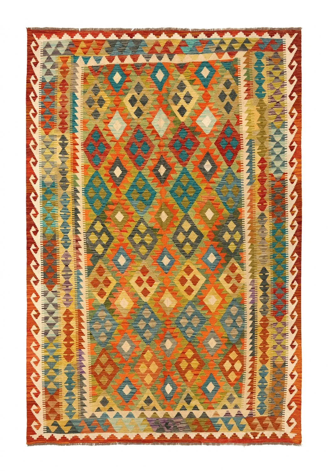 Orientalsk kelimteppe 302 x 201 cm (Størrelse: 302 x 201 cm)