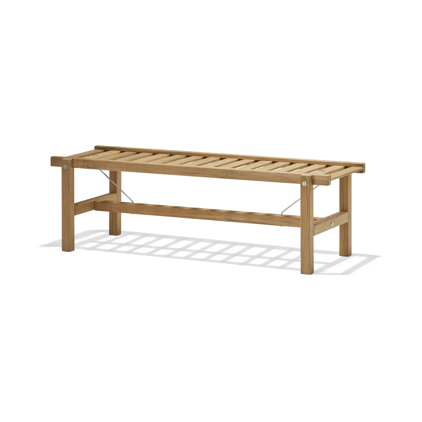 Fri Form 45 Bank Teak, 135 cm