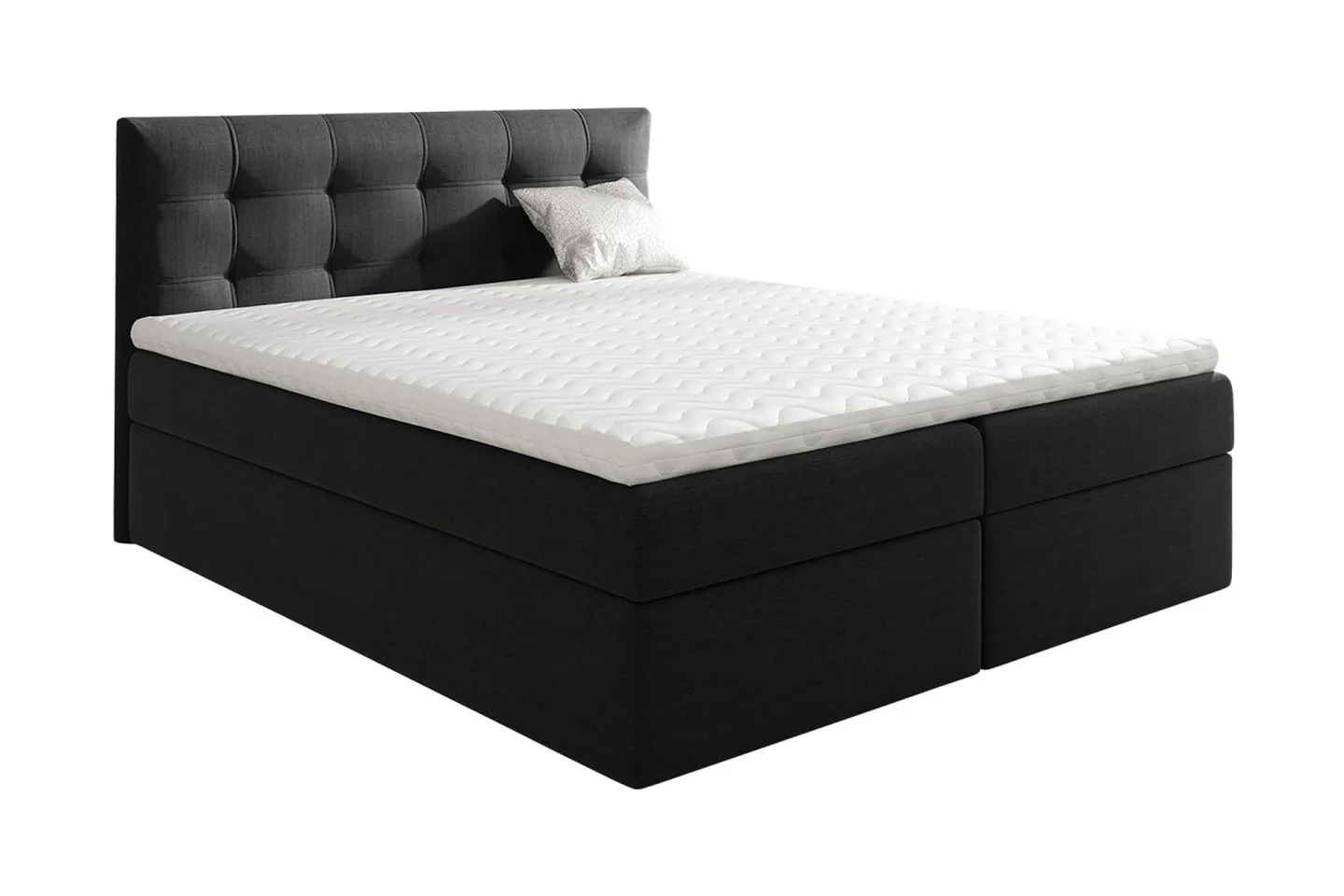 Skaftå Kontinentalsäng 180x200 Svart/Vit - Svart/Vit