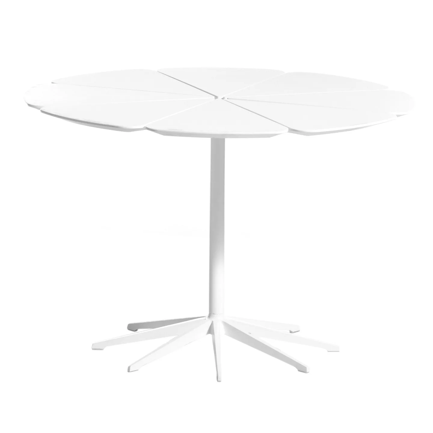 Knoll - 1966 Petal Dining Table White - Matbord - Richard Schultz - Vit - Metall/Plast