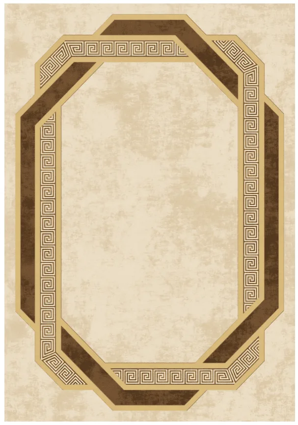 Wilton-teppe - Olympia (beige/brun) (Størrelse: 200 x 280 cm)