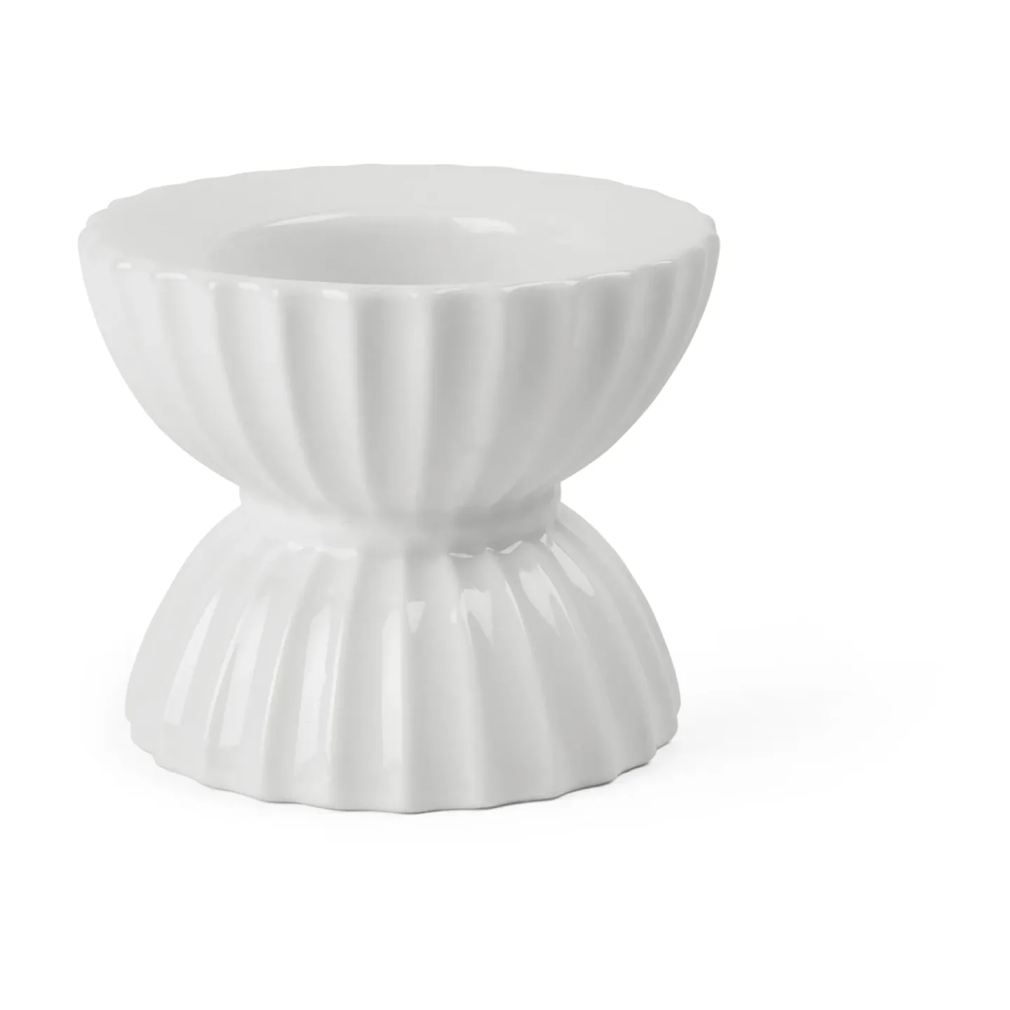 Lyngby Porcelæn Lyngby Tura Teelichthalter Ø8cm Weiß