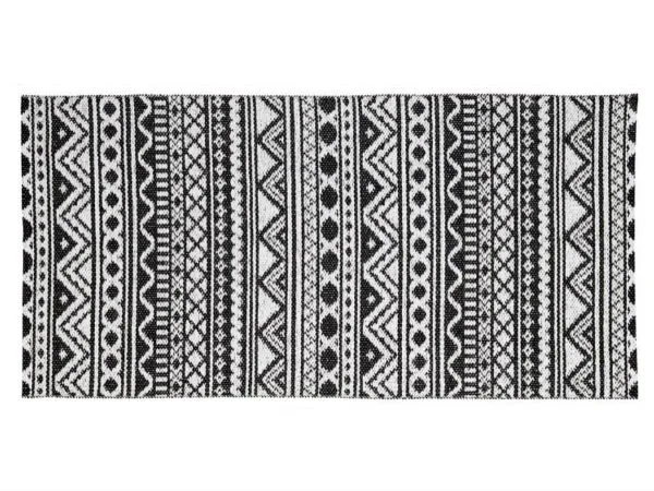 Kunststoffteppiche - Der Horred-Teppich Inca (schwarz) (Größe: 70 x 280 cm)