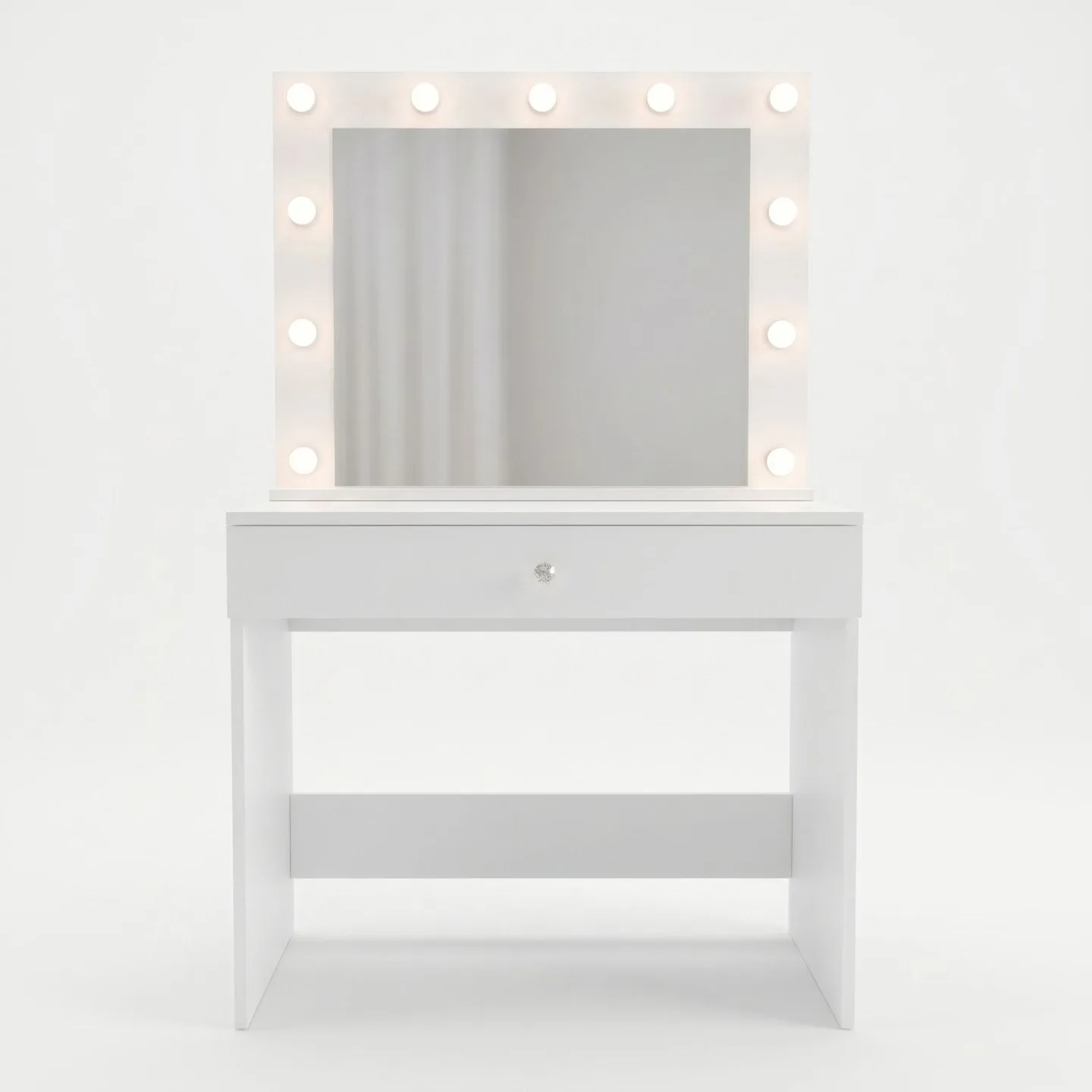 Yoren Sminkbord 80x147x42,5 cm - Vit