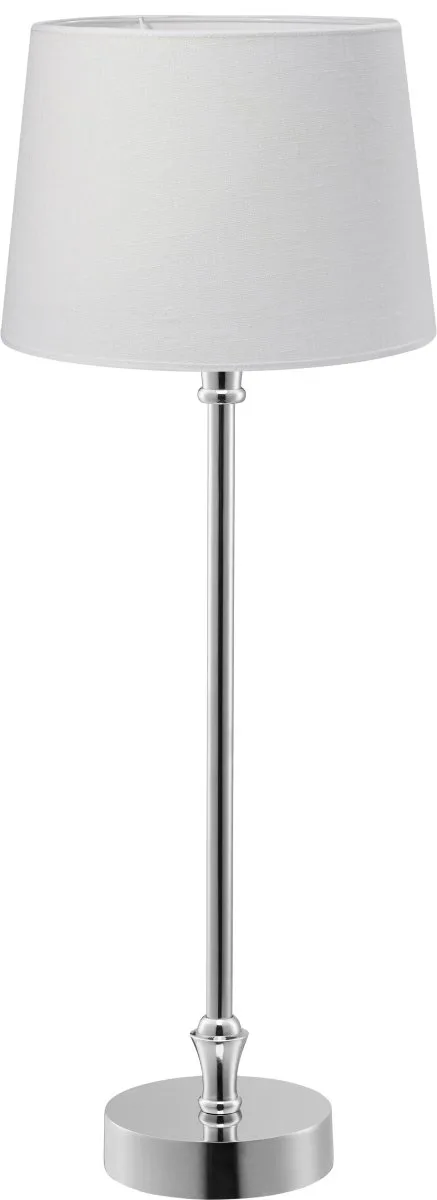 PR Home - Liam 60cm - Bordslampa - Silver/Vit
