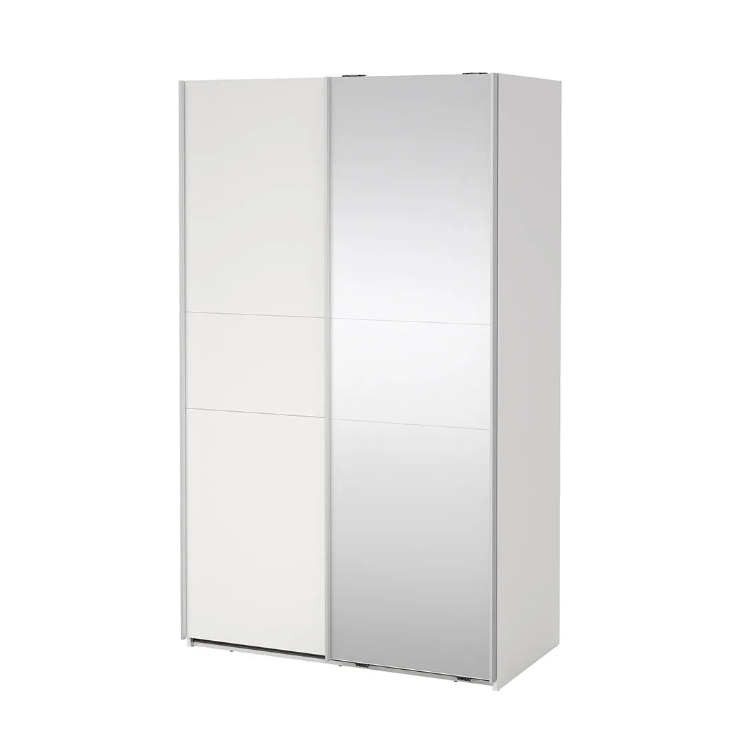 Como Schiebetürenschrank 2 Türen 120x200cm weiß.