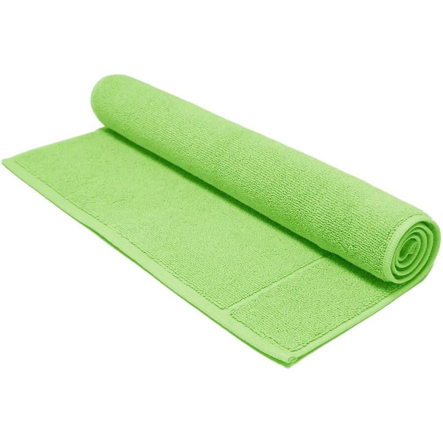 Living Home Badteppich Softfeel kiwi Baumwolle 50 x 80 cm Rechteckig