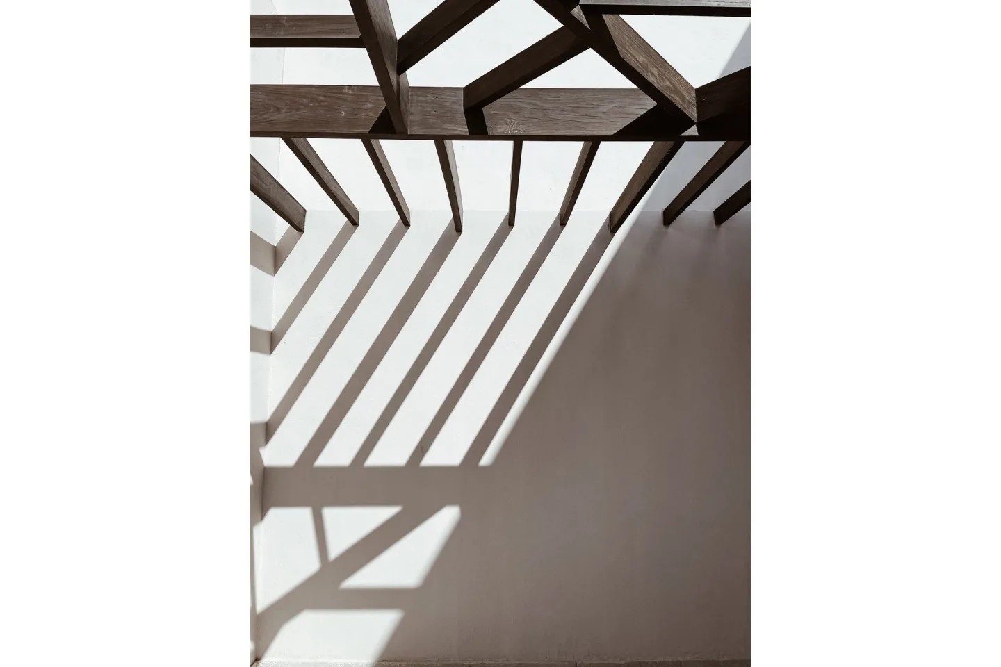 Poster Roof 70x100 cm - Vit