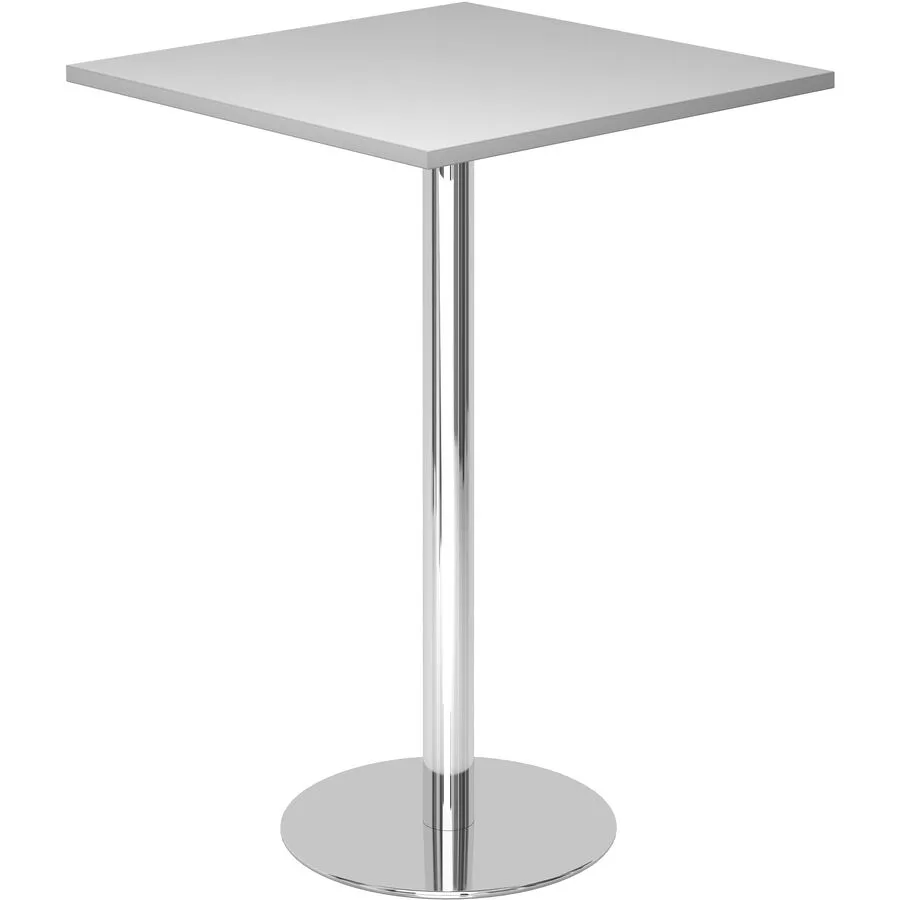 Besprechungstisch Office grau Holzwerkstoff B 80 T 80 cm